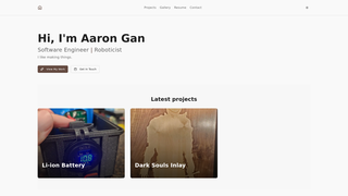 Thumbnail of aaron-gan.com