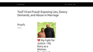 Thumbnail of tosifviranifraud.com