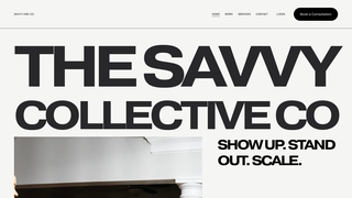 Screenshot of thesavvyandco.com