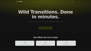 Screenshot of wildcut.ai
