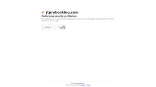 Screenshot of jtprobooking.com