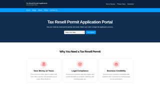 Thumbnail of taxresalepermit.com