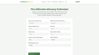 Thumbnail of alimonyestimator.com