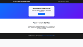 Thumbnail of bizvalcalc.com