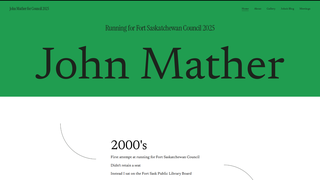 Thumbnail of john-mather.com