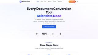 Screenshot of sciconvertpro.com