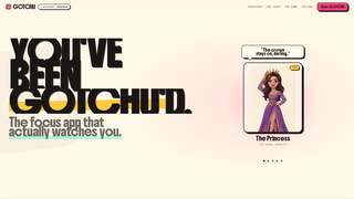 Screenshot of thegotchuapp.com