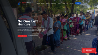 Screenshot of sehatviharfoundation.com