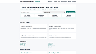 Thumbnail of bestbankruptcylawyers.org