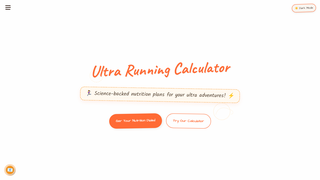 Thumbnail of ultrarunningcalculator.com