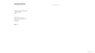 Thumbnail of nestingbynature.com