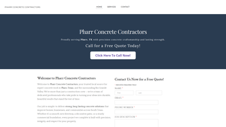 Thumbnail of pharrconcretecontractors.com