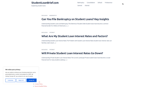 Thumbnail of studentloanbrief.com