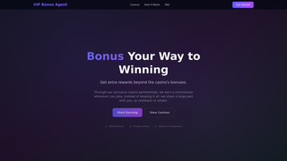 Thumbnail of vipbonusagent.com