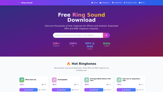 Thumbnail of ringsound.net