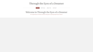Thumbnail of through-the-eyes-of-a-dreamer.com
