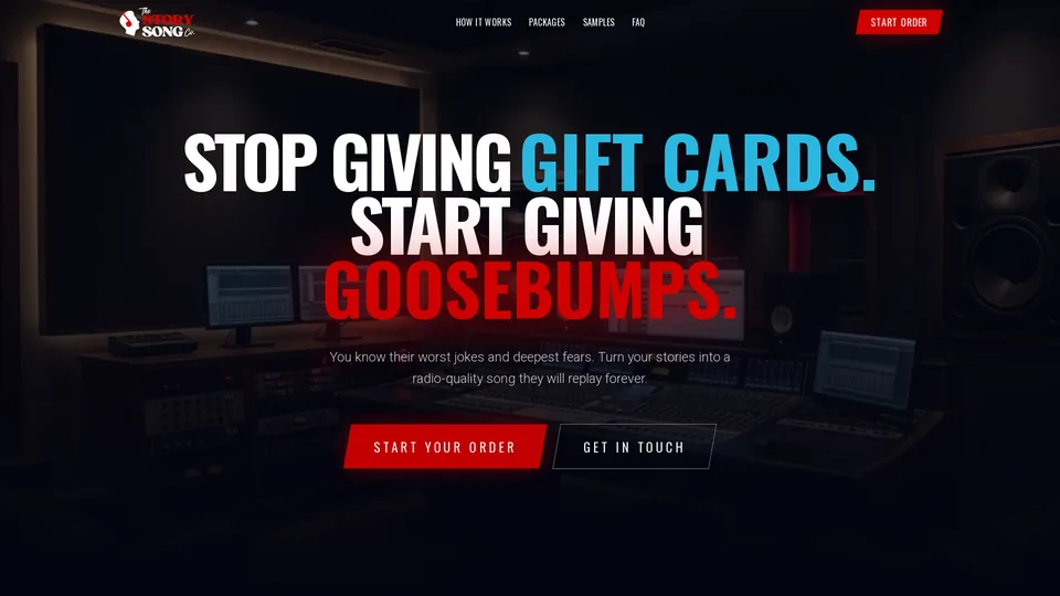 Screenshot of thestorysongco.com