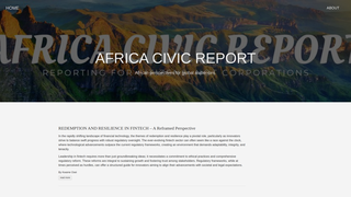Thumbnail of africacivicreport.org