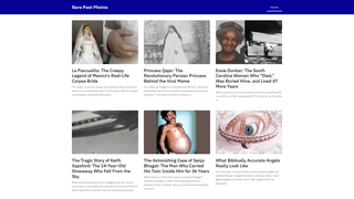 Thumbnail of rarepastphotos.com