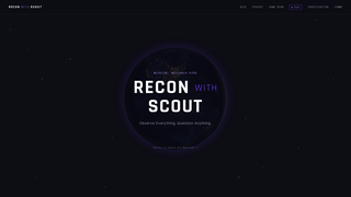 Screenshot of reconwithscout.com