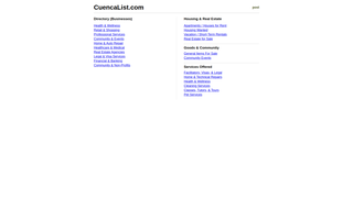 Thumbnail of cuencalist.com