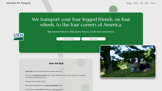 Thumbnail of interstatepettransport.com