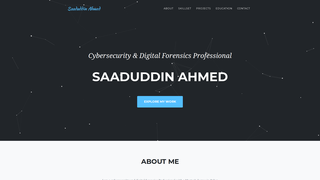 Thumbnail of saaduddinahmed.com