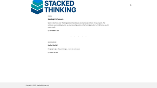 Thumbnail of stackedthinking.com