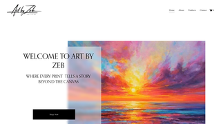 Thumbnail of artbyzeb.com