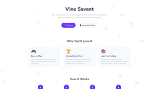 Screenshot of vinesavant.com