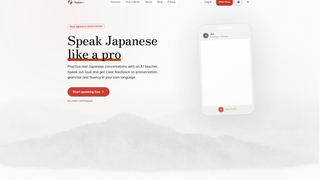 Screenshot of soraspeak.com