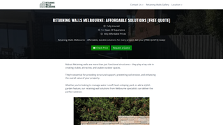 Thumbnail of retainingwallsmelbourne.net