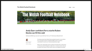 Thumbnail of welshfootballnotebook.com