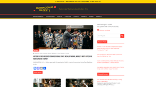 Screenshot of outrageousgazette.com