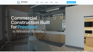 Screenshot of mgbuildinc.com