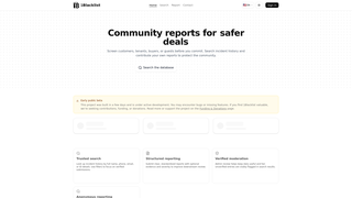 Thumbnail of 1blacklist.com