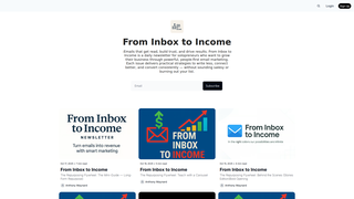 Thumbnail of frominboxtoincome.com