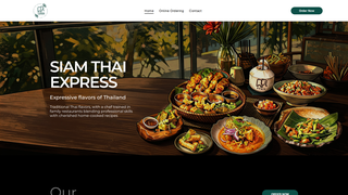 Screenshot of siamthaiexpresslic.com