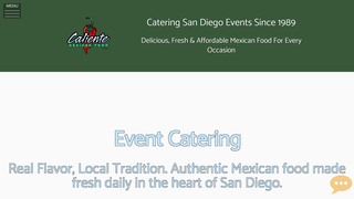 Thumbnail of calientecateringsandiego.com