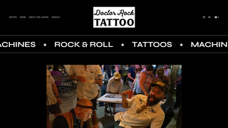Screenshot of doctorrocktattoo.com