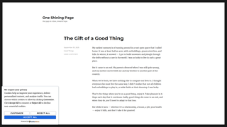 Thumbnail of oneshiningpage.com