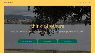Screenshot of thinkofotherspoetry.com