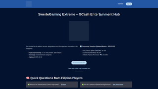 Thumbnail of swertegamingextreme.com