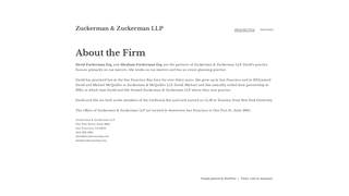 Thumbnail of zuckermanllp.com