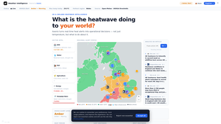 Screenshot of weatherimpact.ai