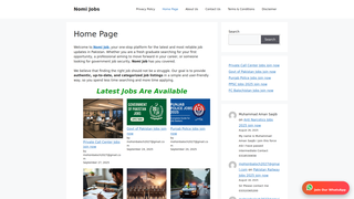 Thumbnail of nomijobs.com