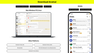Thumbnail of downloadarattai.com