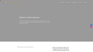 Screenshot of puertogaleraresort.com