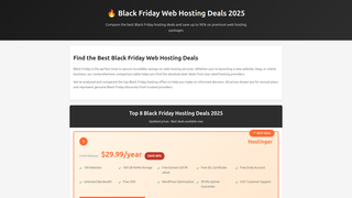 Thumbnail of blackfridaywebsitehosting.com