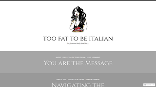 Thumbnail of toofattobeitalian.com